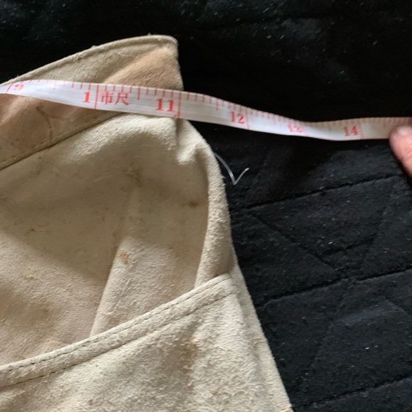 Vintage suede fully lined straight leg pants - Picture 8 of 12